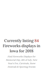 Mobile Screenshot of fireworksiniowa.com